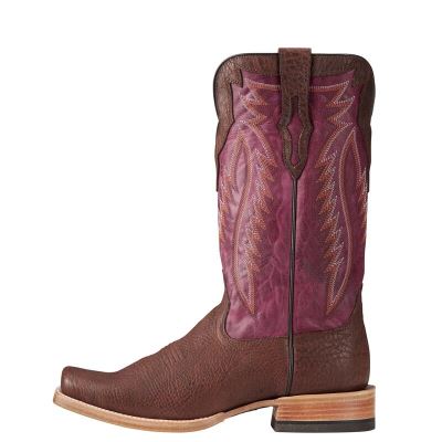 Ariat Western: Relentless Prime Botas Western Hombre - Marrones / Moradas (TXUMP9451)